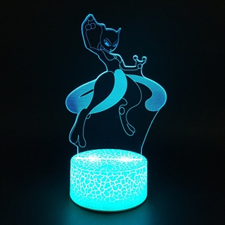Pokemon Mewtwo 3D lampe 
